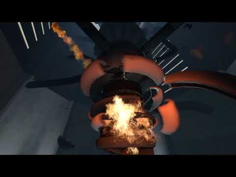 adding cool effects to portal 1 glados' death
