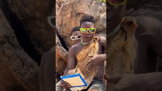 Hadzabe Tribe bushmen Dudukwe show off his English skills😎