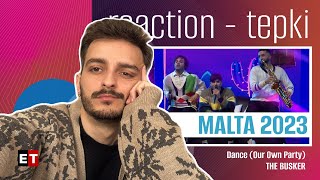 REACTION • The Busker - Dance (Our Own Party) (Eurovision 2023 🇲🇹 Malta) | HELP TURKEY