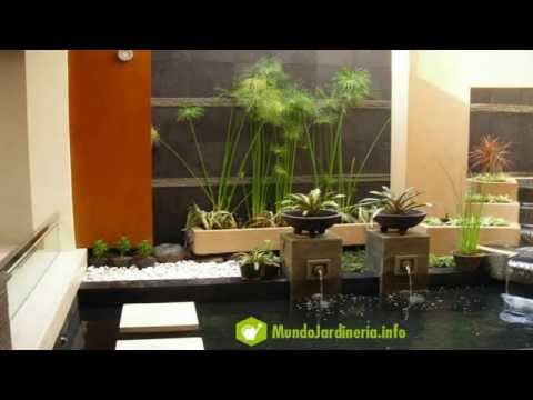 Diseño de jardines minimalistas pequeños para casas youtube Decoración interior Patio Minimalista