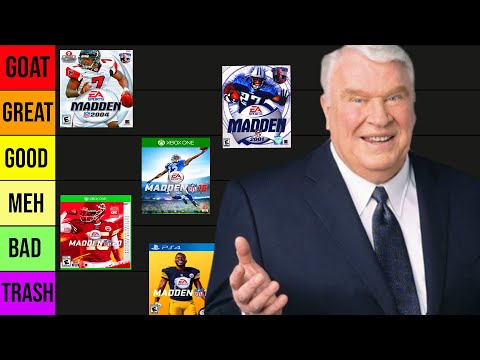Ranking Every Madden NFL Game From Worst to Best!