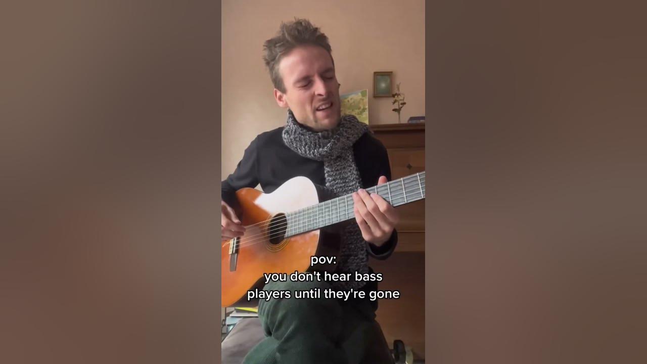 You don't hear bass players until they're gone