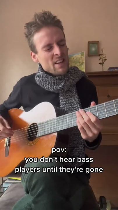 You don't hear bass players until they're gone