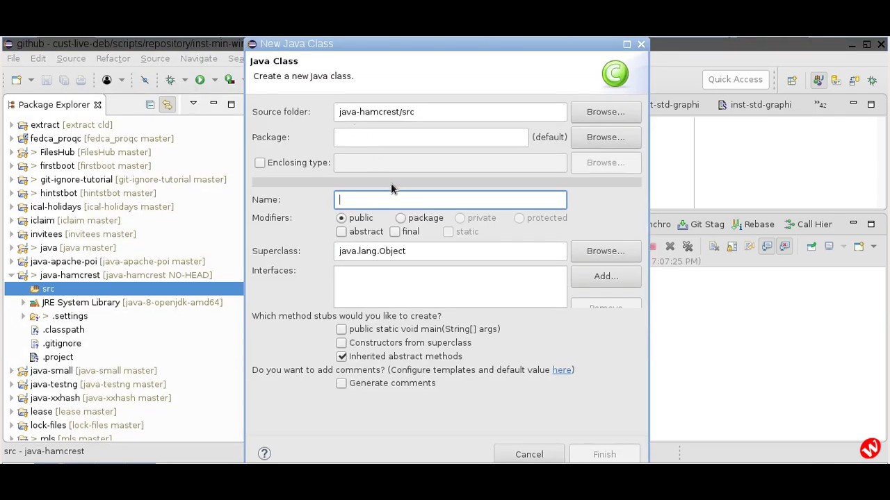 Eclipse | Change to Java project - YouTube