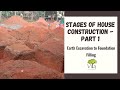 House construction steps  phase1  excavation  piling  foundation backfilling viya constructions