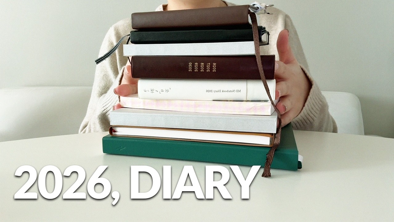 2026년 다이어리 추천! ✨다이어리 활용 계획 소개 | 호보니치, 미도리, 옥토 에세테라 다이어리, 로이텀(불렛저널,건강기록,플래너,다이어리,5년일기,가계부)