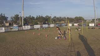 U10 Cape Coral cyclone Girls Technical training