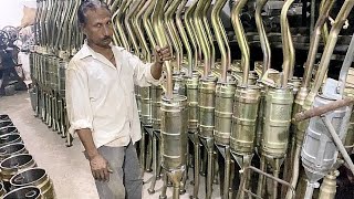 Silencer Making process || Auto parts manufacturing