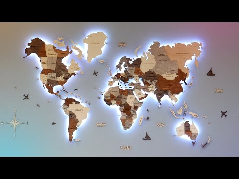 Led Wooden World Map Review | Enjoythewood.Com