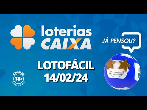 Resultado da Lotofácil - Concurso nº 3028 - 14/02/2024