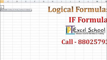 Advanced Excel Training with Sujeet Kumar(Logical Formulas If Formulas)