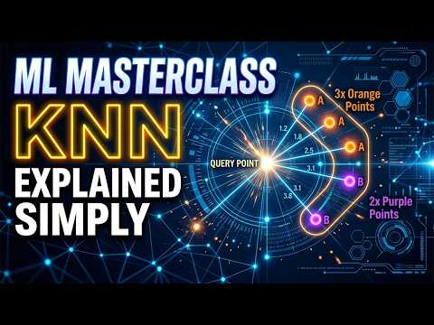 ML Masterclass-KNN Explained Simply #KNN #AITutorial KNN for beginners KNN visual explanation