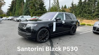 Our first 2023 Range Rover SE P530 in Santorini Black!