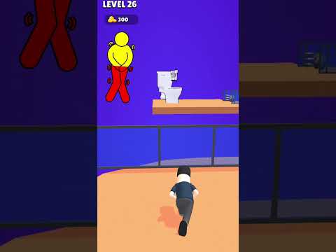 Run to Pee 26 Level Gameplay Walkthrough | Best Android, iOS Games