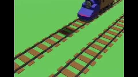 Thomas the tank engine test animation in blender