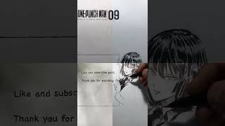 Drawing Manga Page  One Punchman shorts  viral trending fubuki