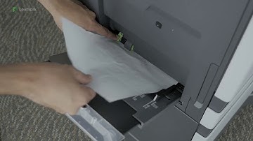 CS820/CX820/CX825/CX860 Series—Clearing paper jam in the multipurpose feeder