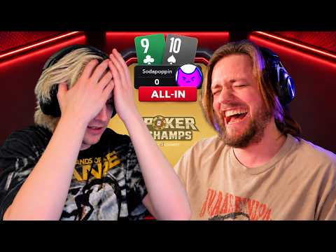 xQc Gets Destroyed By Sodapoppin in 2 Poker Hands!
