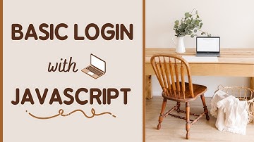 Đăng nhập cơ bản với JavaScript.