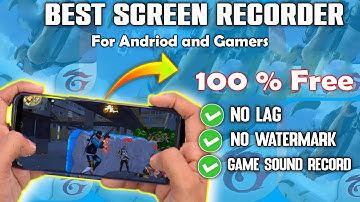 Best Screen Recorder For Android in 2023 Gamers | No Watermark No Lag Screen Recorder For  Android