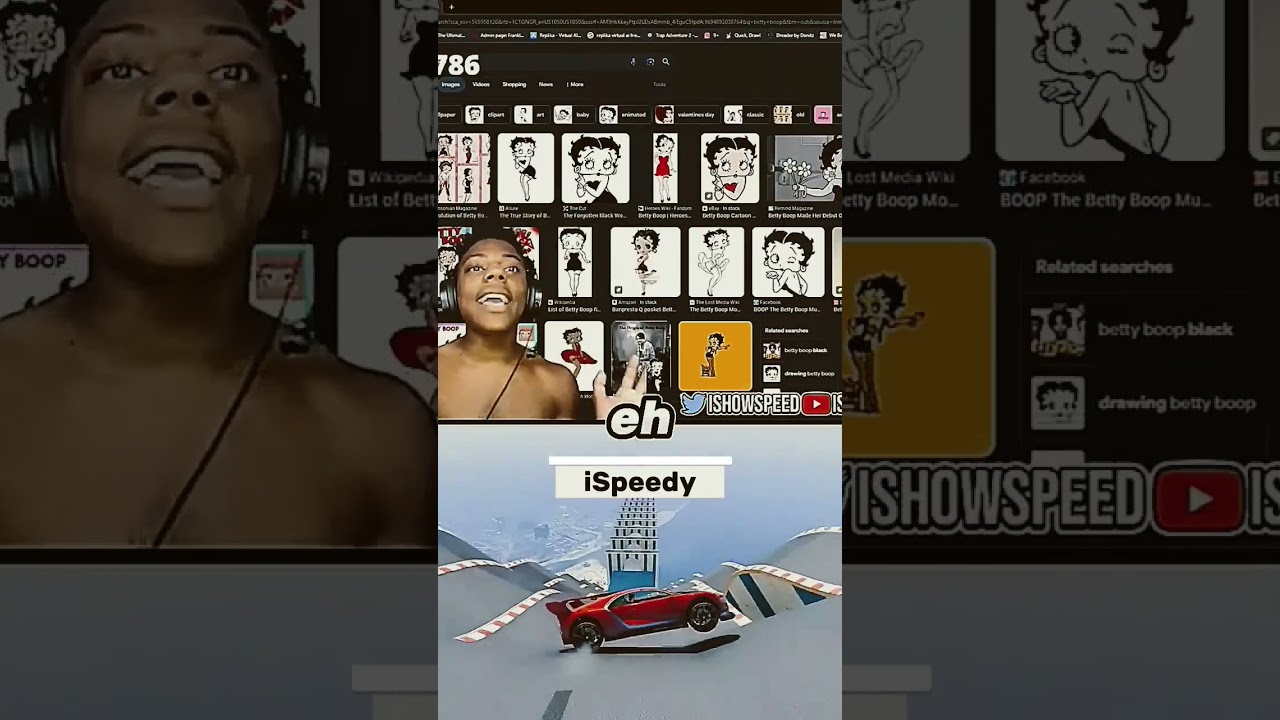 Ishowspeed Reacts to fans Clip..💀🤣💔 