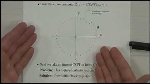 Summary of Tomographic Reconstruction