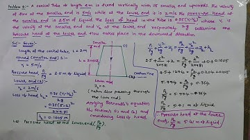 FLUID MECHANICS AND HYDRAULIC MACHINES: UNIT-2: PROBLEM SOLVING USING BERNOULLI
