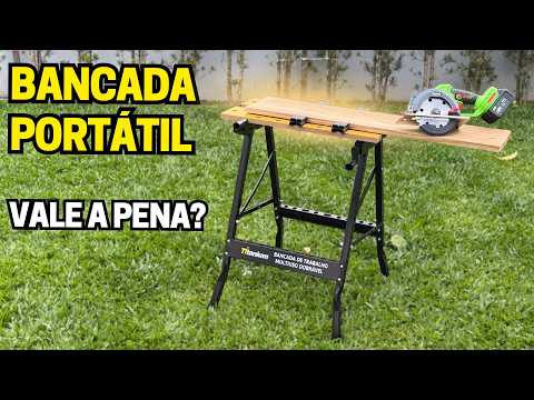 Foldable Workbench with Vise, CHEAP and STURDY? - Full Test!