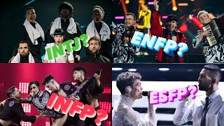 eurovision 2022 songs as 16 personalities