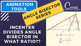 Incenter divides the Angle Bisector in what ratio? | Angle Bisector Series | CREATA CLASSES Net Worth