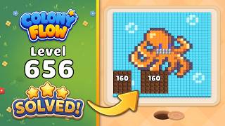 Colony Flow! - Level 656 Walkthrough 🧩 | Solution & Gameplay (ABI GAMES) 🐜