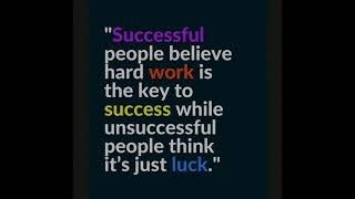 Don't believe in luck, Believe in hard work - កុំជឿលើសំណាង ត្រូវជឿលើការខិតខំប្រឹងប្រែង