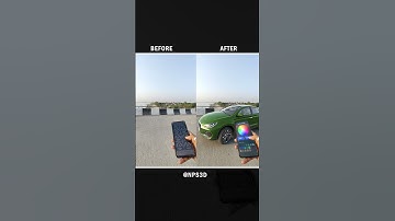 Blender VFX Before and After