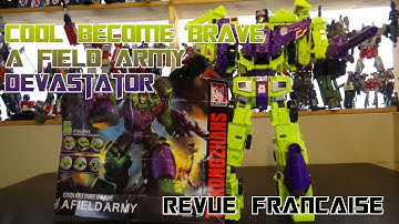 [Francais] Revue Video de Combiner Wars Devastator version plus petitde Cool Become Brave