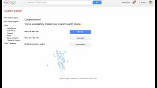 Google Custom Search Engine