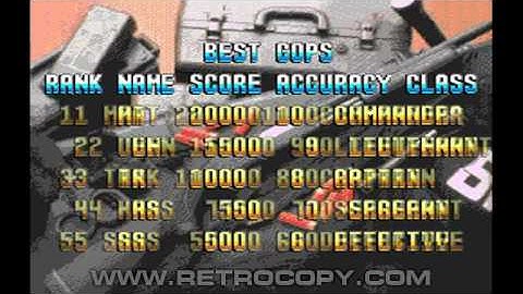 Lethal Enforcers (Sega Genesis / Mega Drive) Intro