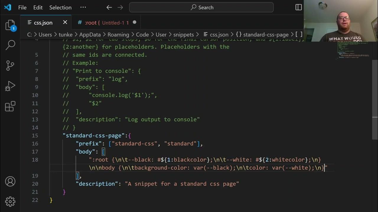 How to Create a Snippet in VS Code - YouTube