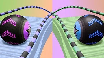 Going Balls Speed Run Mobile Gameplay Walkthrough iOS, Android Ball Colors Run (Part 61)