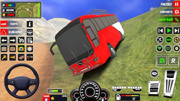 Coach Bus Simulator India 2025 | Dangerous Off Road Bus Gameplay part2