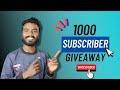 I have completed my 1000 subscriber  digital kundan  giveaway mahatmajitechnical