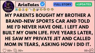 My Parents Bought My Brother A Sports Car—Five Years Later He Saw My Private Jet And Called Mom