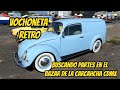 Vochoneta Retro en el Bazar de la Carcacha CDMX buscando partes