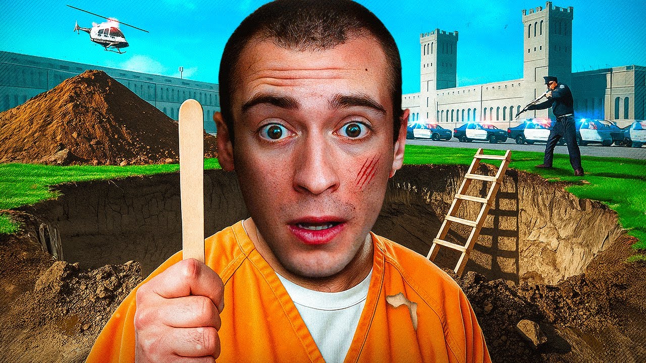 SONO SCAPPATO dalla PRIGIONE di MASSIMA SICUREZZA con un BASTONCINO!! PRISON ESCAPE SIMULATOR EP.4