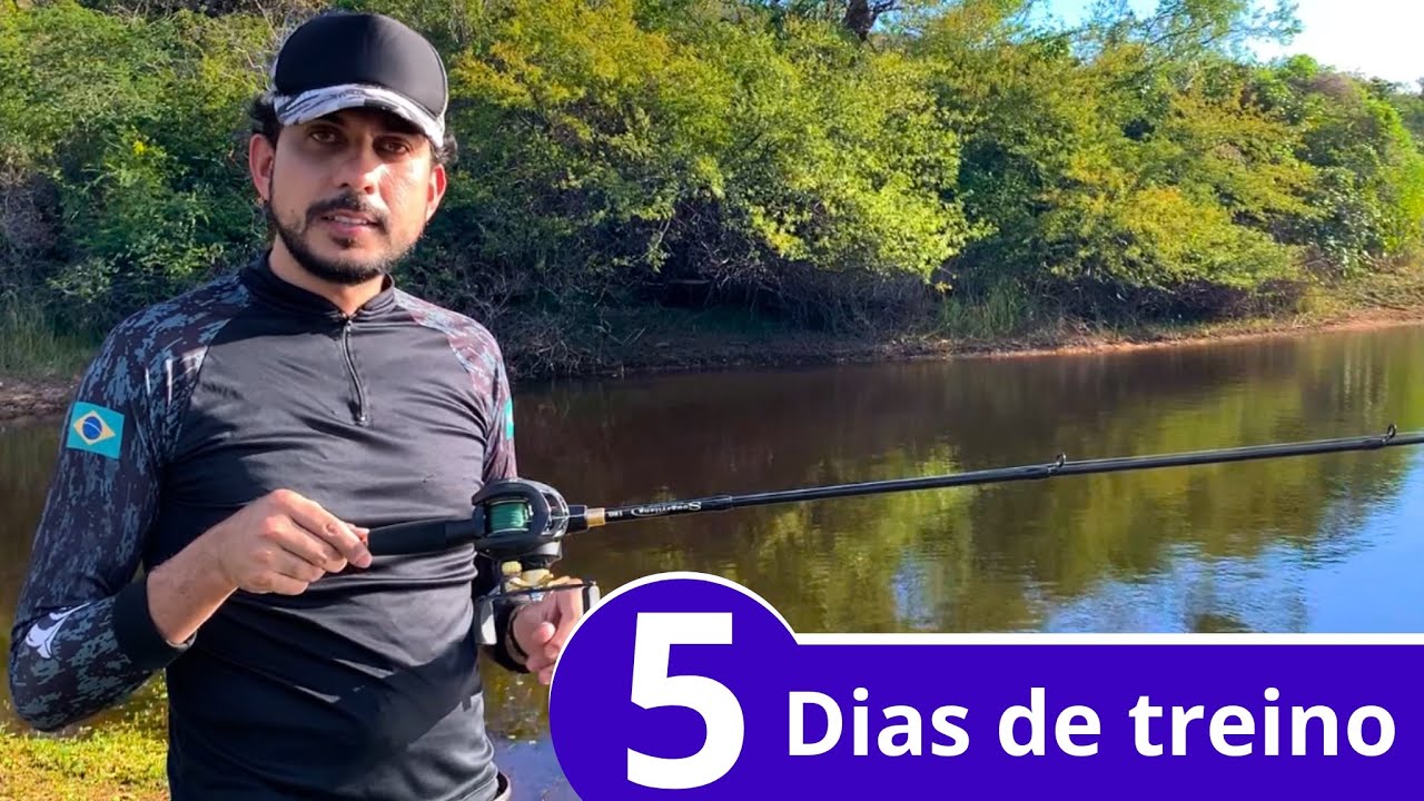 Minha evolução arremessando com carretilha Sougayilang | 5º dia de treino