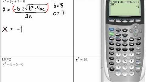 Mod 1 - Lesson #14 - TI-84 Graphing Calculator Course
