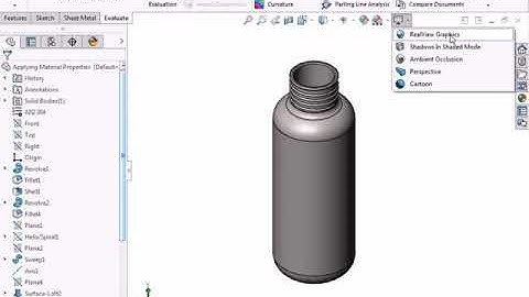 🔴 Applying Material Properties SOLIDWORKS