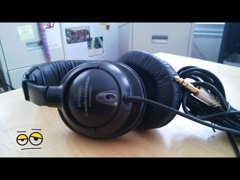 Audio-technica  ATH-D40fs Professional Monitor Headphone Review.
