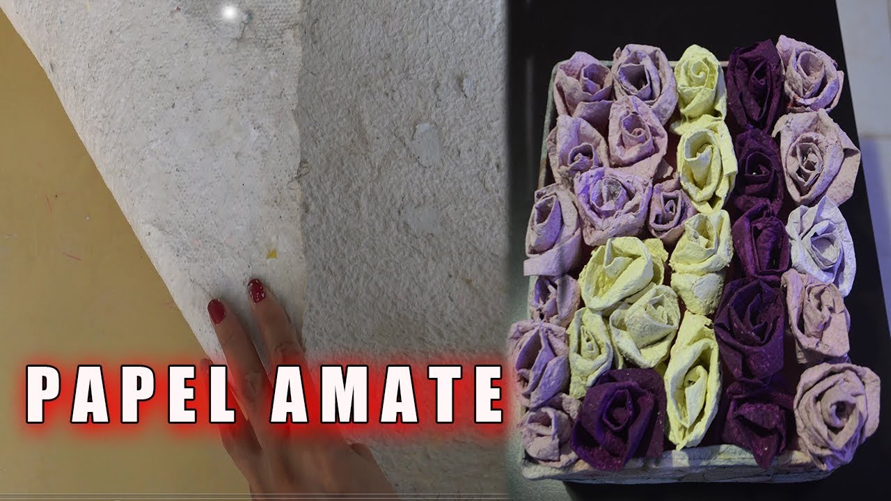 Como hacer papel AMATE- HOW TO MAKE AMATE PAPER - YouTube