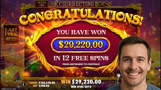 Resurrecting Riches Slot BIG WIN! 💀 Bonus Round Awakens Massive Treasures! screenshot 4