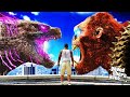 Godzilla evolved vs skar king fight in gta 5